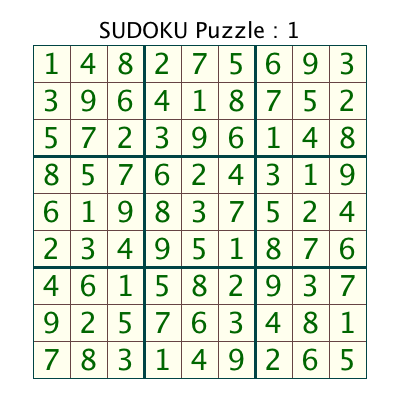 escribir una carta Reportero Comunista How to build a Sudoku Puzzle